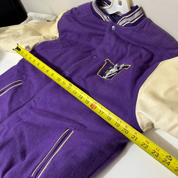 University of Washington vintage huskies U-dub varsity Letterman jacket